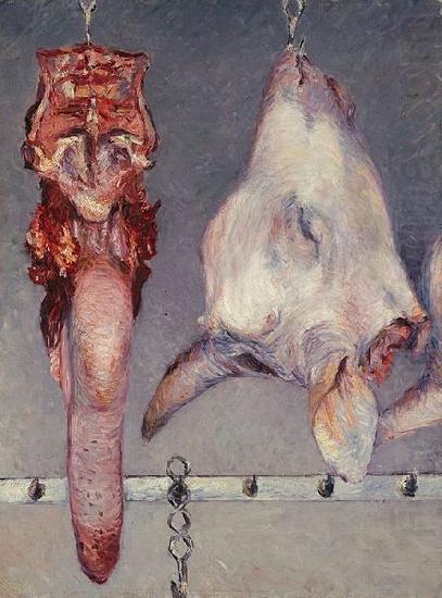 Calf's Head and Ox Tongue, Gustave Caillebotte